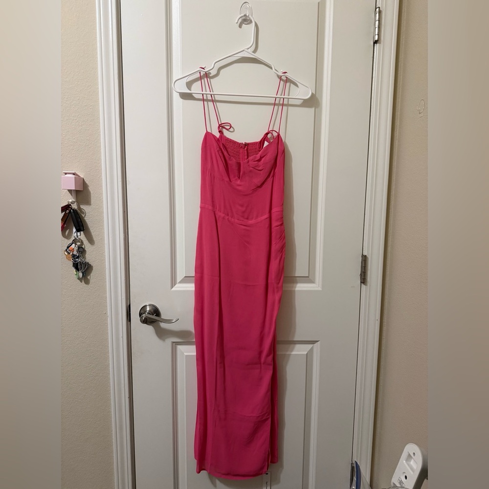 Kourtney dress - flambe pink - Picture 2 of 3